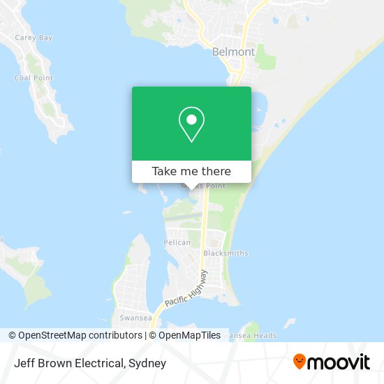 Mapa Jeff Brown Electrical