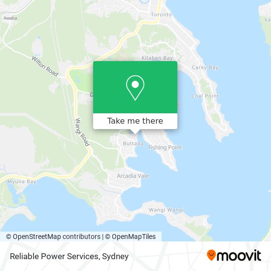 Reliable Power Services map