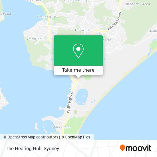 The Hearing Hub map