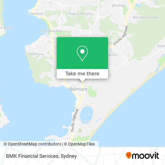 BMK Financial Services map