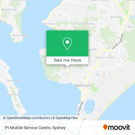 Mapa Pt Mobile Service Centre