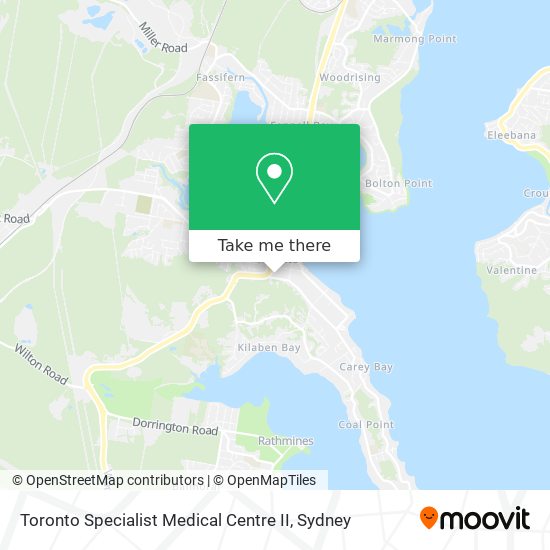 Mapa Toronto Specialist Medical Centre II