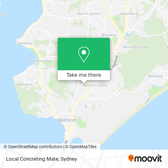 Local Concreting Mate map