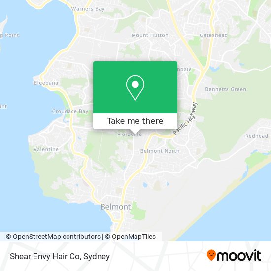 Shear Envy Hair Co map