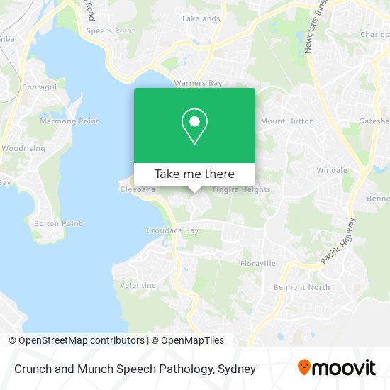 Crunch and Munch Speech Pathology map