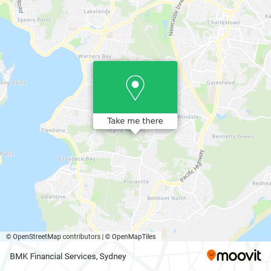 BMK Financial Services map