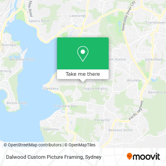 Dalwood Custom Picture Framing map