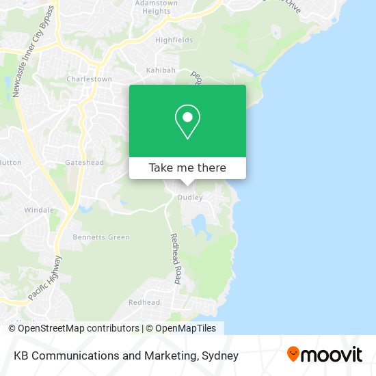 KB Communications and Marketing map