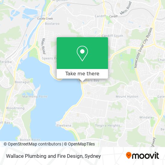 Wallace Plumbing and Fire Design map