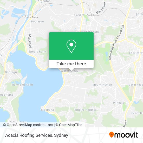 Acacia Roofing Services map