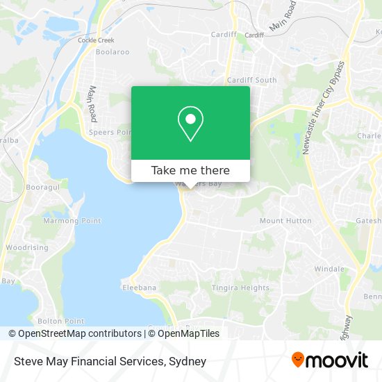 Steve May Financial Services map