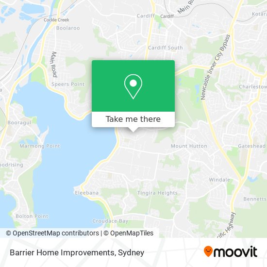 Barrier Home Improvements map