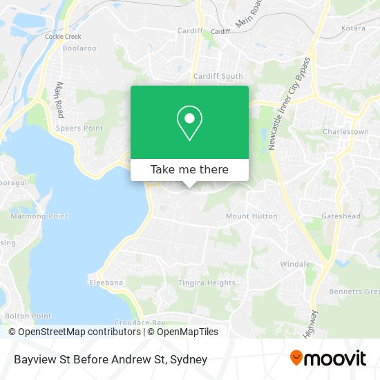 Mapa Bayview St Before Andrew St