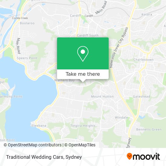 Traditional Wedding Cars map