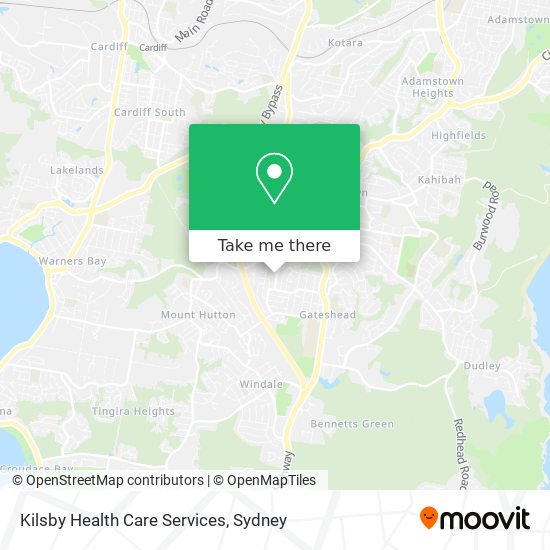 Mapa Kilsby Health Care Services