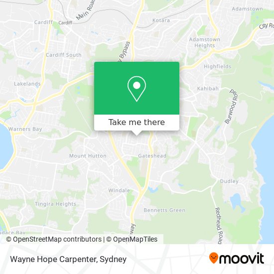 Wayne Hope Carpenter map