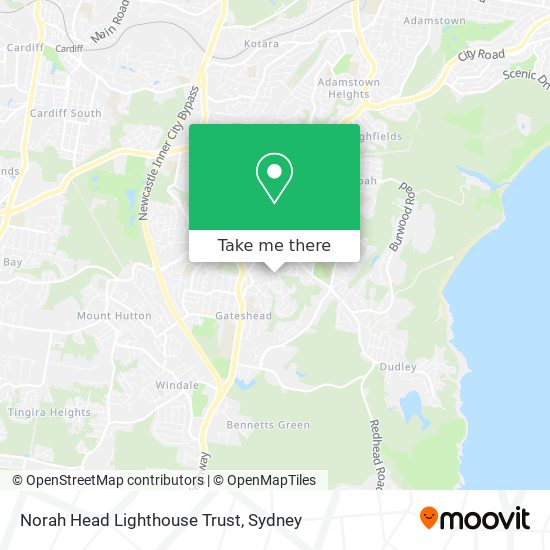 Norah Head Lighthouse Trust map