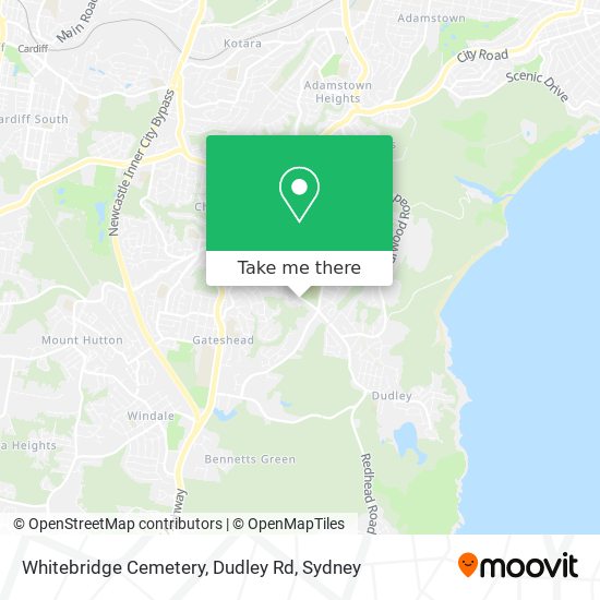 Whitebridge Cemetery, Dudley Rd map