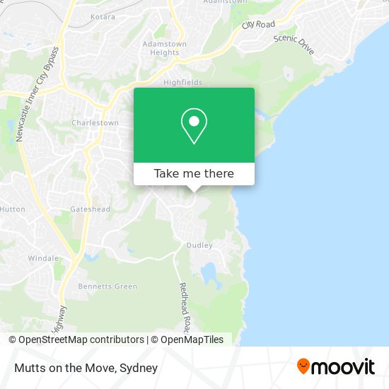 Mutts on the Move map