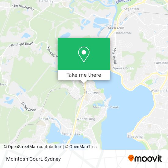 McIntosh Court map