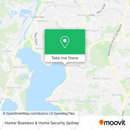 Mapa Hunter Business & Home Security