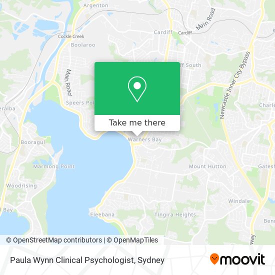 Mapa Paula Wynn Clinical Psychologist