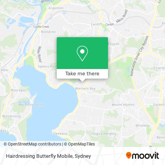 Hairdressing Butterfly Mobile map