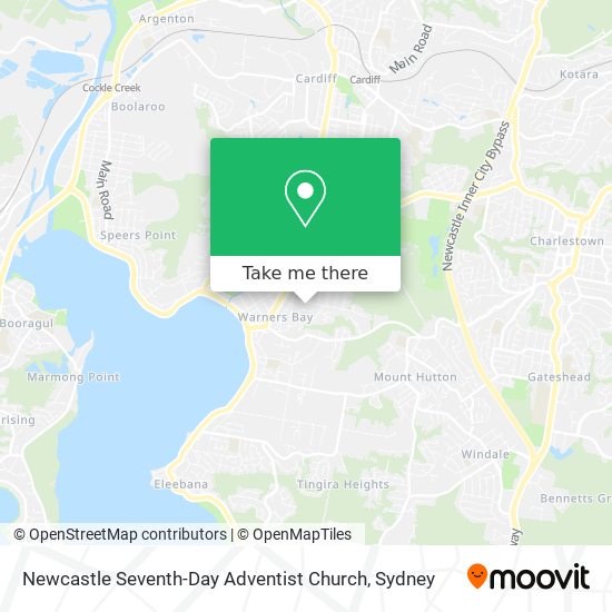 Newcastle Seventh-Day Adventist Church map