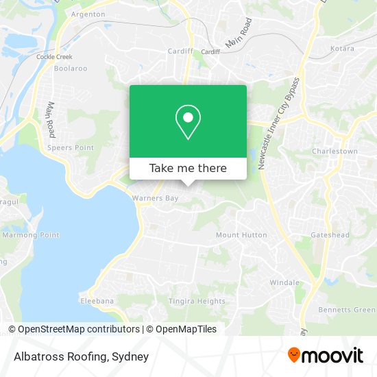 Mapa Albatross Roofing