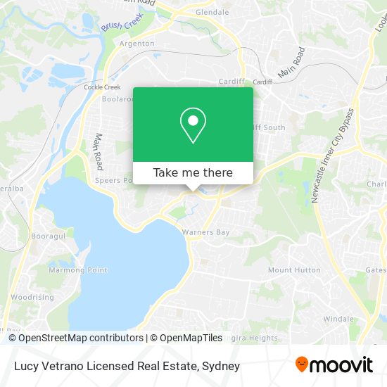 Lucy Vetrano Licensed Real Estate map