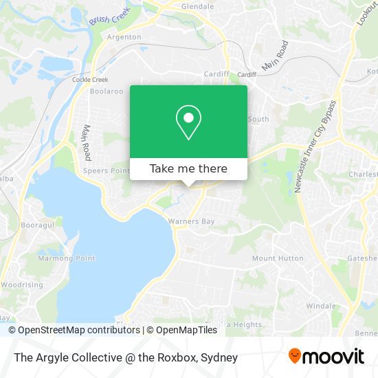 Mapa The Argyle Collective @ the Roxbox