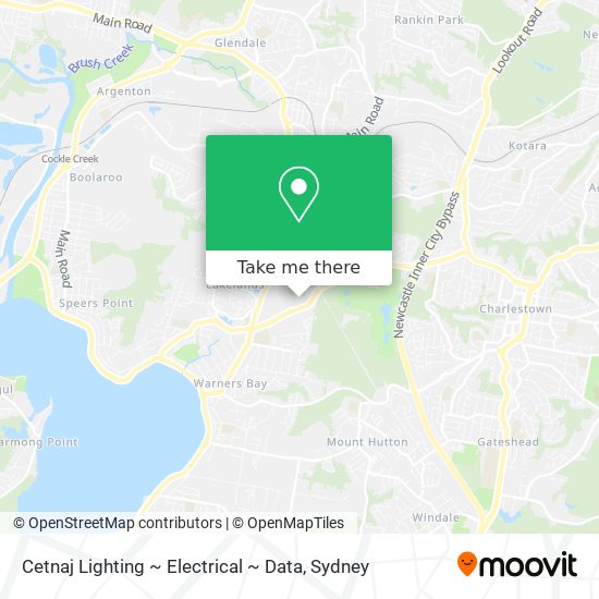 Mapa Cetnaj Lighting ~ Electrical ~ Data