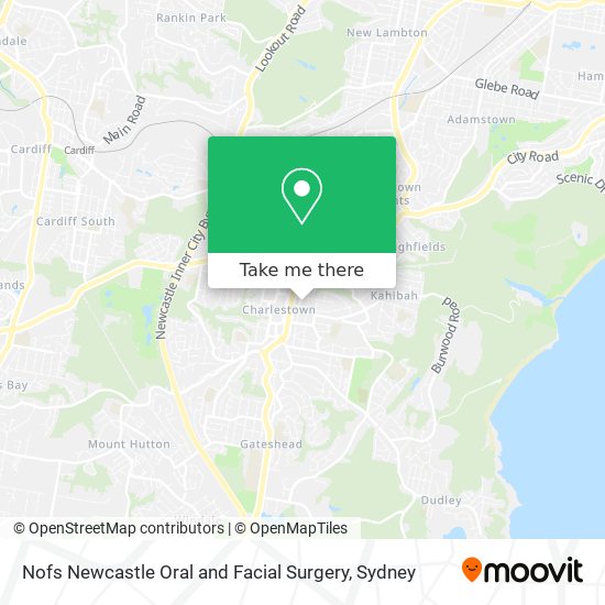 Nofs Newcastle Oral and Facial Surgery map