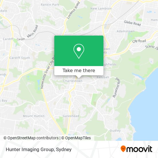 Hunter Imaging Group map