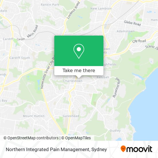 Northern Integrated Pain Management map