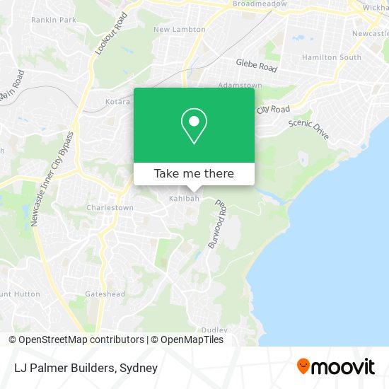 LJ Palmer Builders map