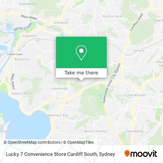 Lucky 7 Convenience Store Cardiff South map