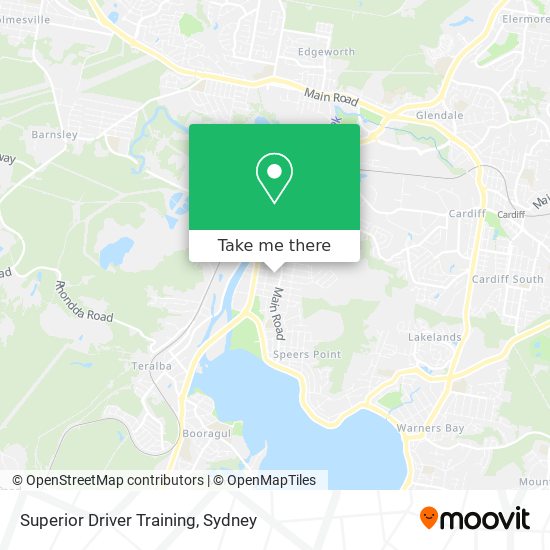 Mapa Superior Driver Training