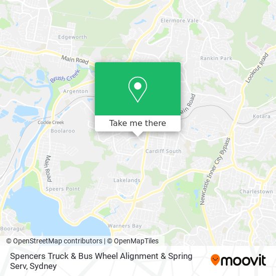 Spencers Truck & Bus Wheel Alignment & Spring Serv map
