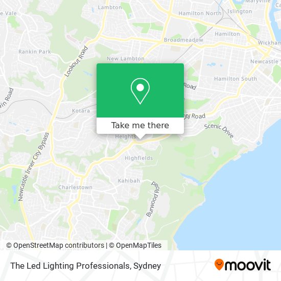 The Led Lighting Professionals map