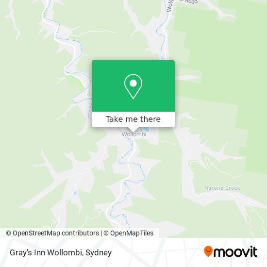 Gray's Inn Wollombi map