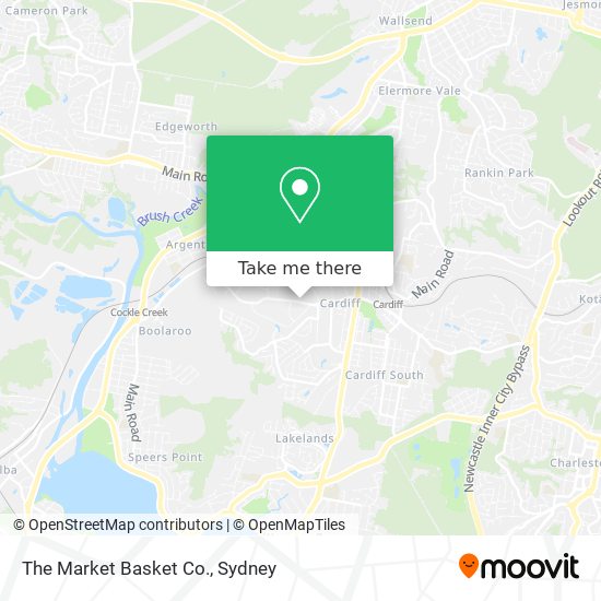 The Market Basket Co. map