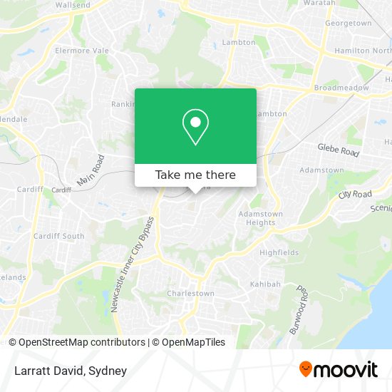 Larratt David map