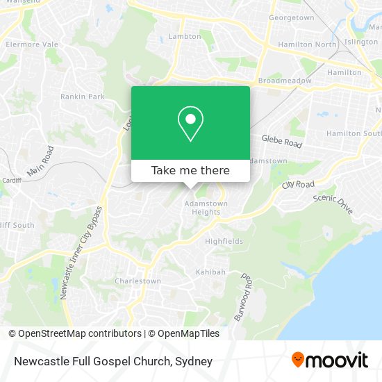 Newcastle Full Gospel Church map