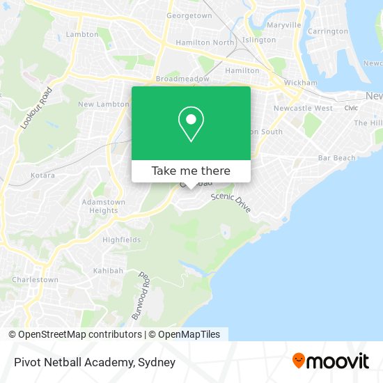 Mapa Pivot Netball Academy