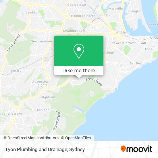 Lyon Plumbing and Drainage map