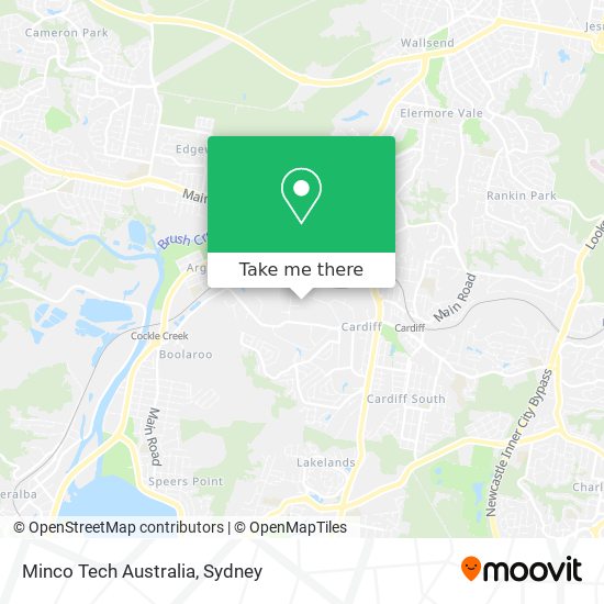 Minco Tech Australia map