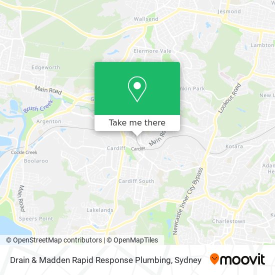 Mapa Drain & Madden Rapid Response Plumbing
