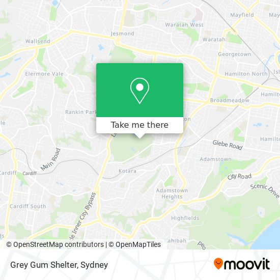 Grey Gum Shelter map