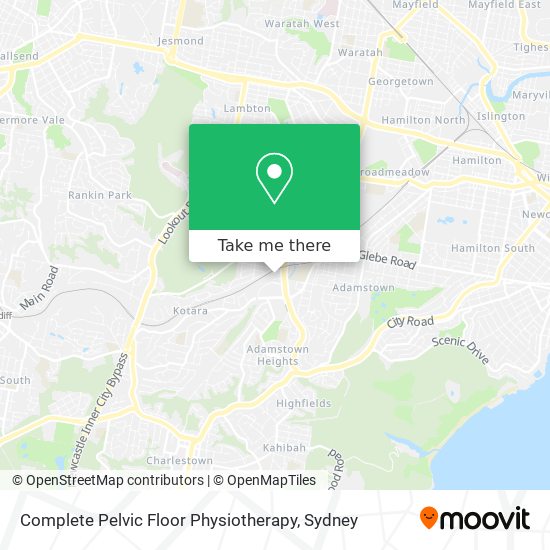 Complete Pelvic Floor Physiotherapy map